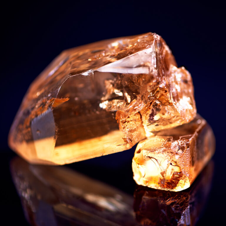 Ready to be purified. Studio shot of a precious mineral